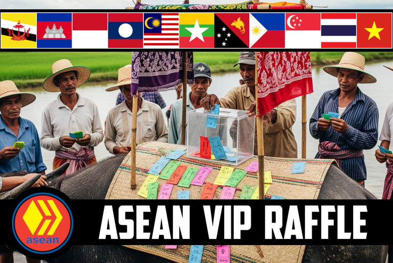 🎟️ ASEAN Hive VIP Delegator Raffle 🎰 Week #209 🆕 We Now Have Over 200,000 Collective HP!! 🗣️
