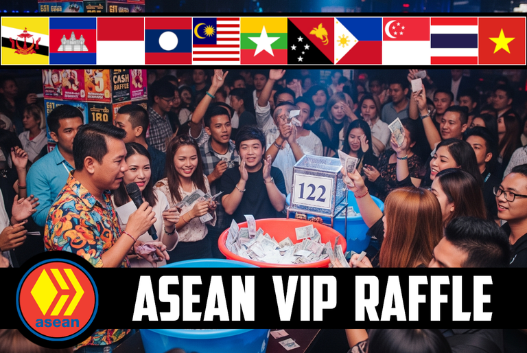 🎟️ ASEAN Hive VIP Delegator Raffle 🎰 Week #206 🙇 A Little Delay & A New Delegator 🤝