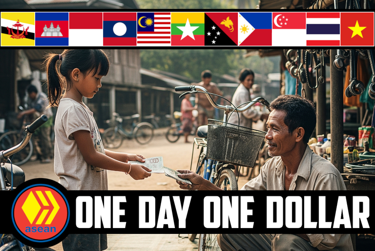 👨‍💻 ASEAN Hive Community Challenge #170 🫰 One Day, One Dollar 💵