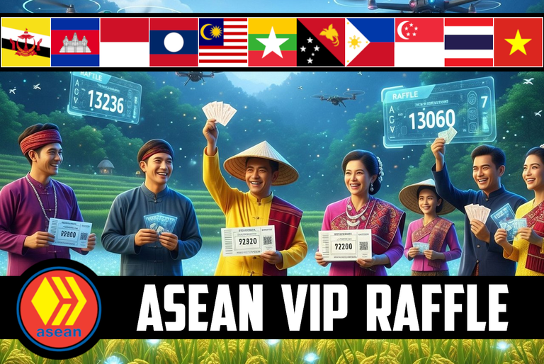🎟️ ASEAN Hive VIP Delegator Raffle 🚦 Week #200 🤝 A Raffle From A Flooded Room 🌊 