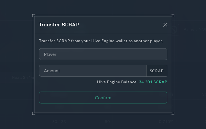 Transfer SCRAP