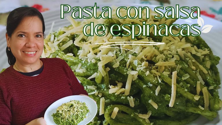 Pasta with spinach sauce (EN-ES)