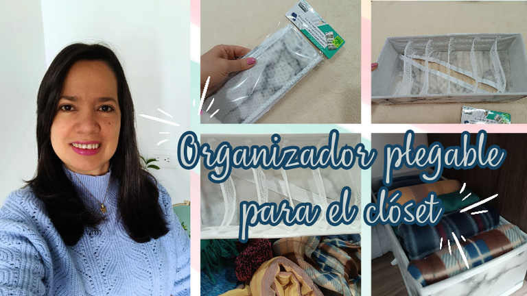 Foldable closet organizer (EN-ES)