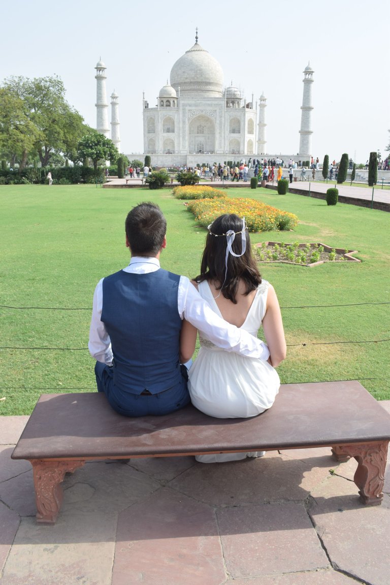 Honeymoon Photo - Taj Mahal - Agra - India