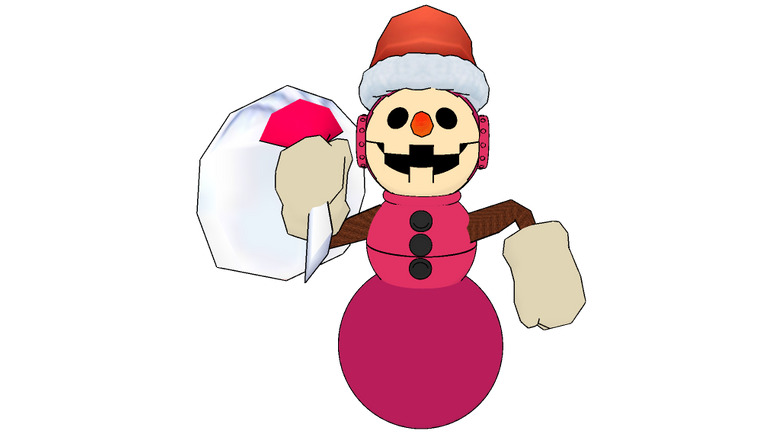 Red Snowman Front no scarf.png