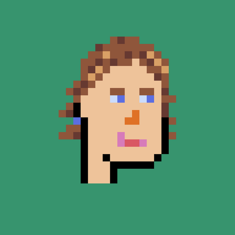 Portrait in Cryptopunks style - 32 x 32px