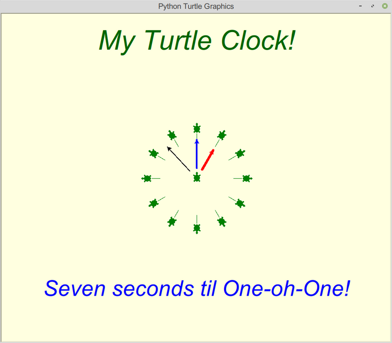 My Turtle Clock