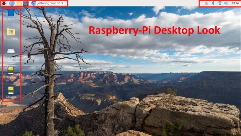 raspberry-pi desktop look