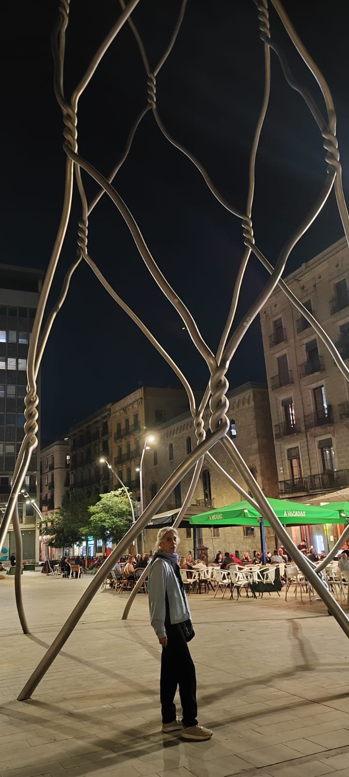 yo dentro de escultura puas Barcelona.jpg