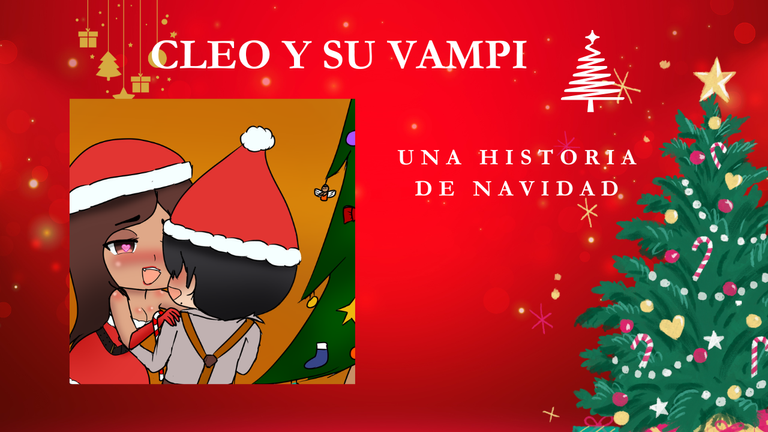 Cleo y su vampi  (una historia de Navidad) (Spanish-English)