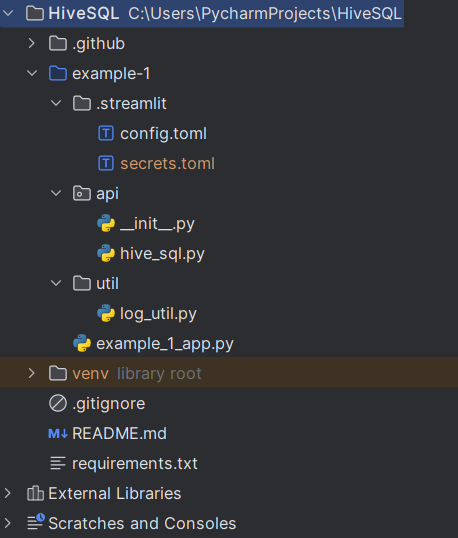 Project structure