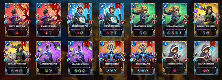 One more BCX of the Reaper, but 9 missing for the Conjurer. The rest is finally maxed. I have to learn how to use Olivia now, I was told her at max was the key card to getting a higher win rate - we'll see!