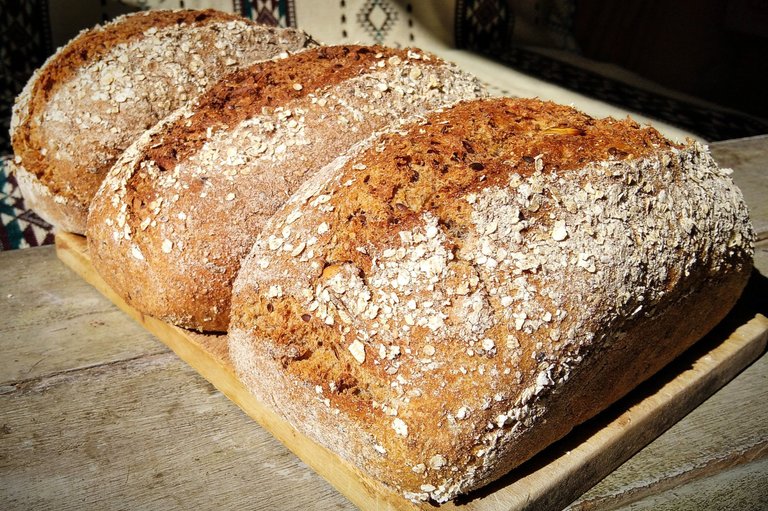 Our best seller and first type of bread I prepared - Whole Wheat Sourdough Seed Bread, aka Seed Bomb