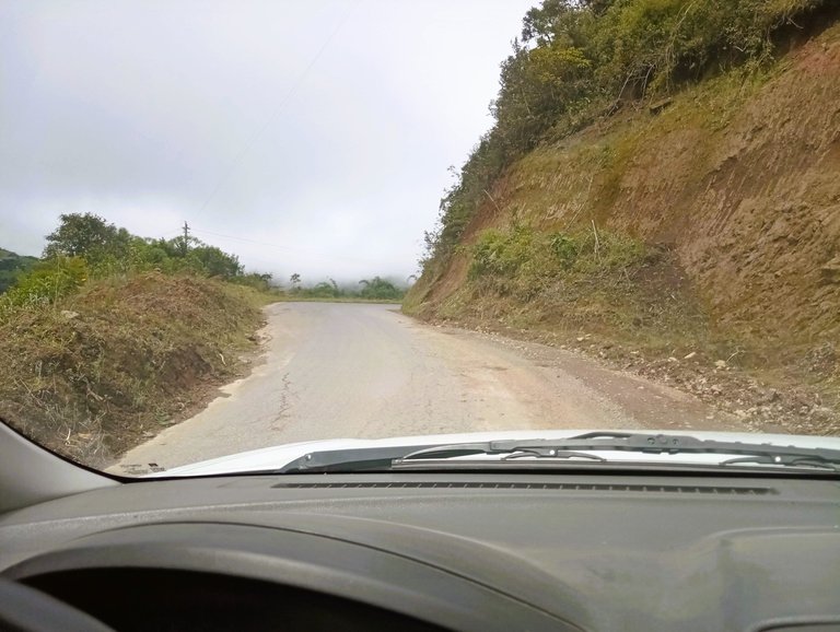 Just a small landslide, already cleaned up.