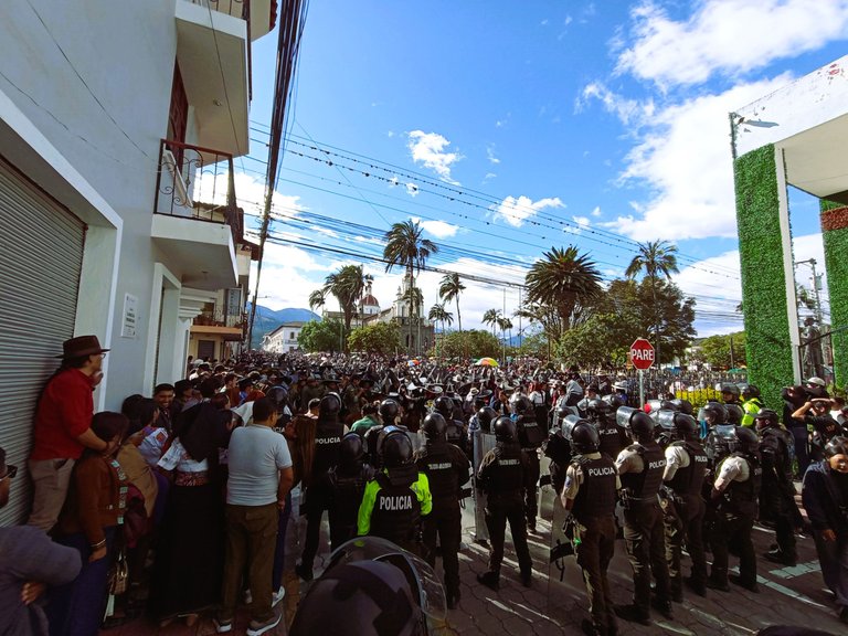 The main square on one of the dancing days.