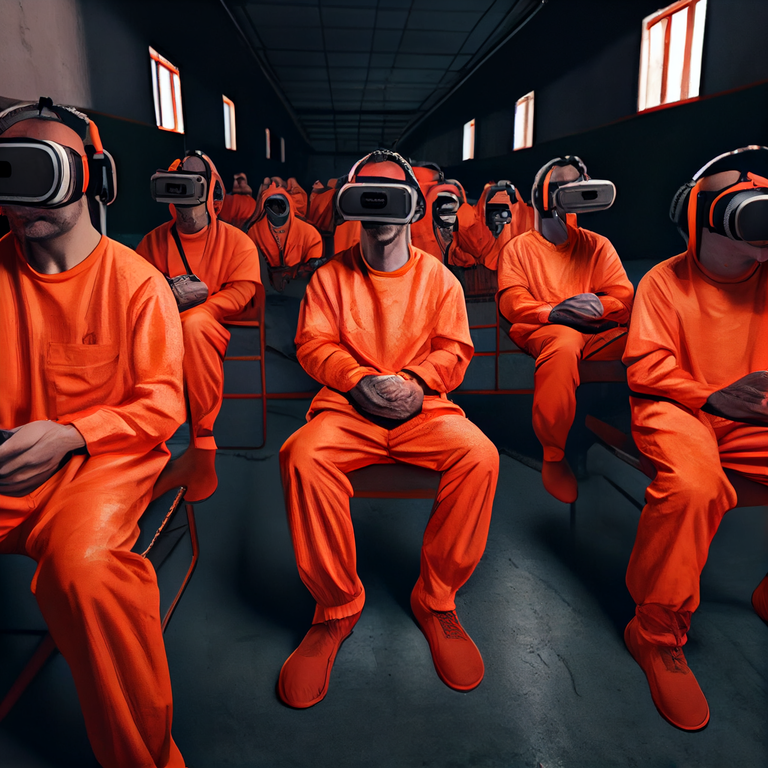 Beggars_Prisoners_in_orange_jumpsuits_wearing_Meta_VR_headsets__192dc081-9b12-4afc-985e-99784a8db5e8.png