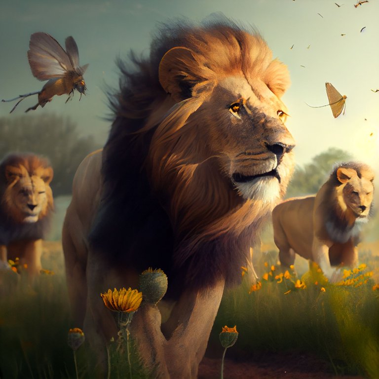 Beggars_Bees_flying_off_into_the_distance_with_lions_a3538481-d452-44d9-bd62-e7c66d79cad9.png