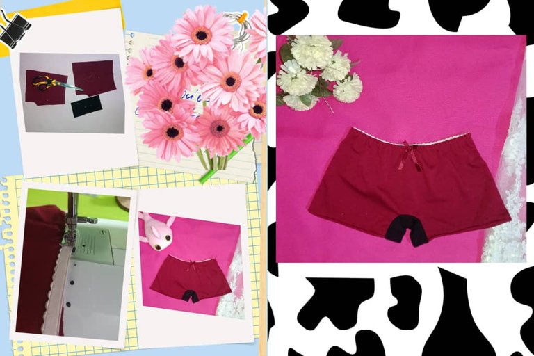 DIY: Make a women's boxer briefs in a few minutes (Eng - Esp)