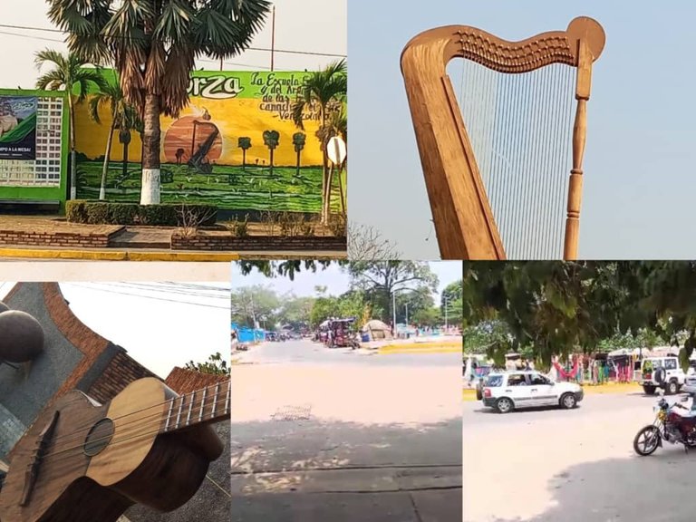 Monument to the Joropo, in the town of Elorza, Apure State (Eng -Esp)