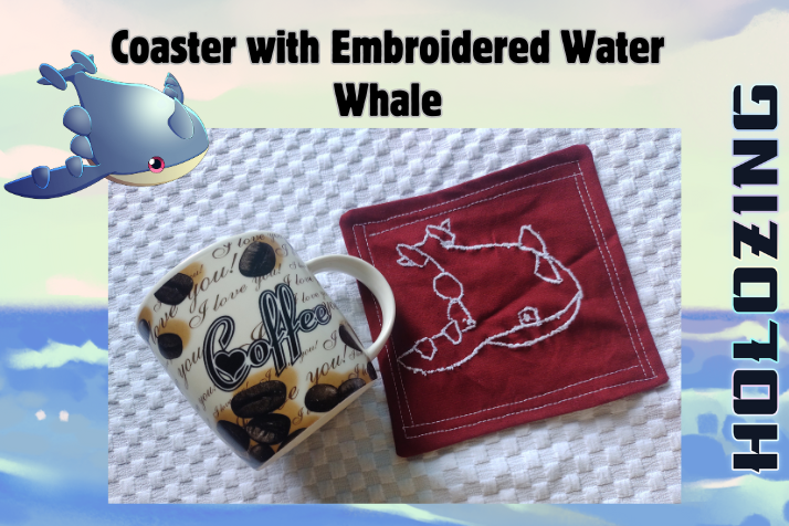 Coaster with Embroidered Water Whale.png