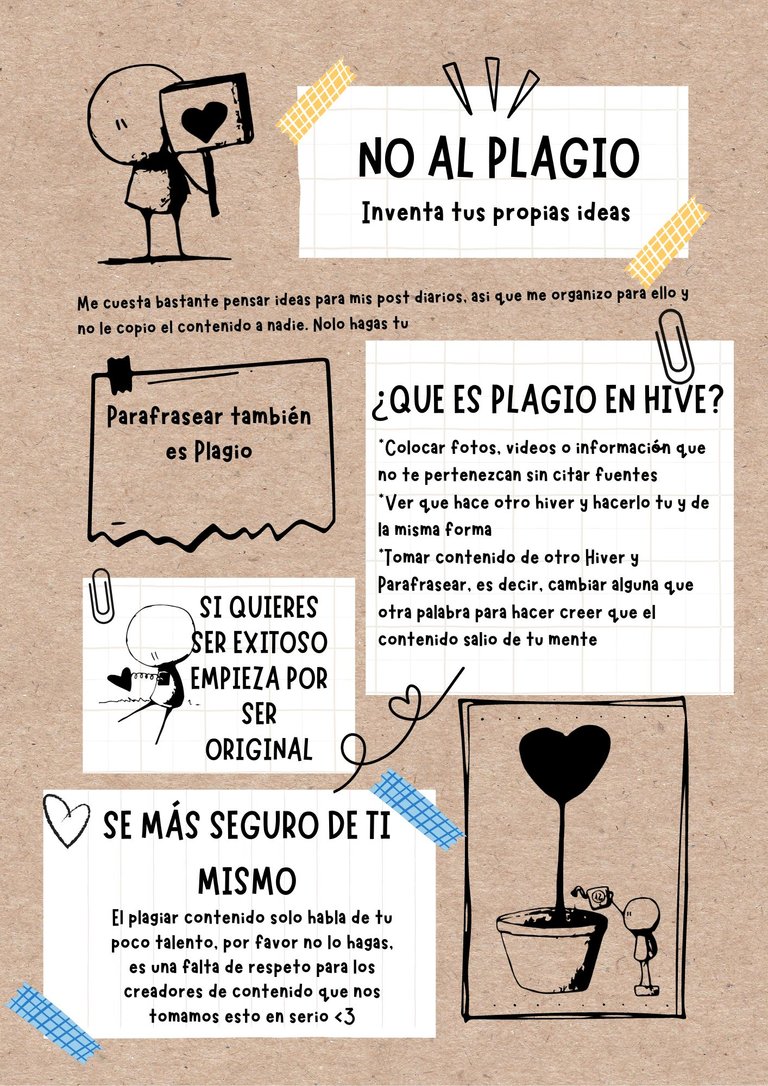 Cartel Poster Pasos para mejorar la Autoestima Doodle Marrón y Blanco (3).jpg