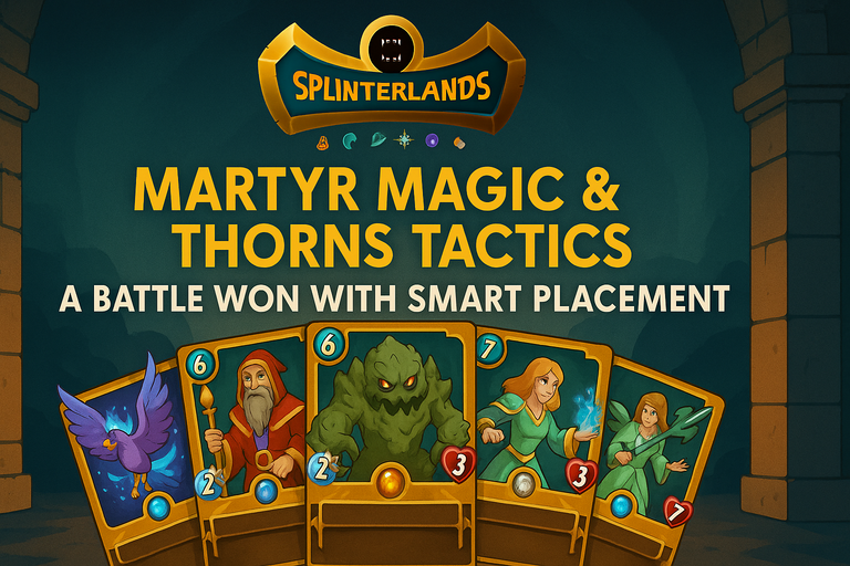 Martyr Magic & Thorns Tactics: A Battle Won with Smart Placement