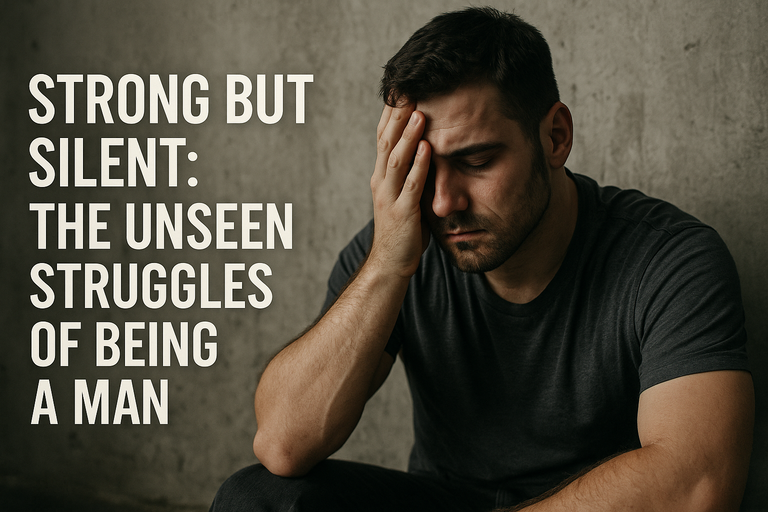 Strong but Silent: The Unseen Struggles of Being a Man