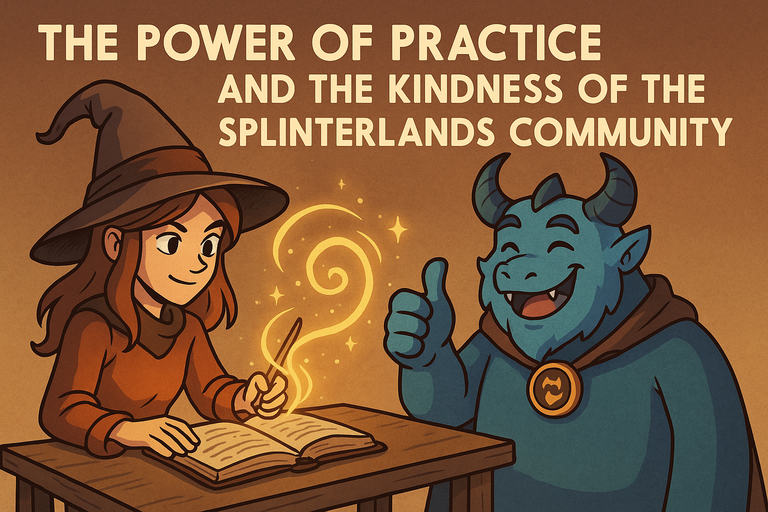 The Power of Practice and the Kindness of the Splinterlands Community