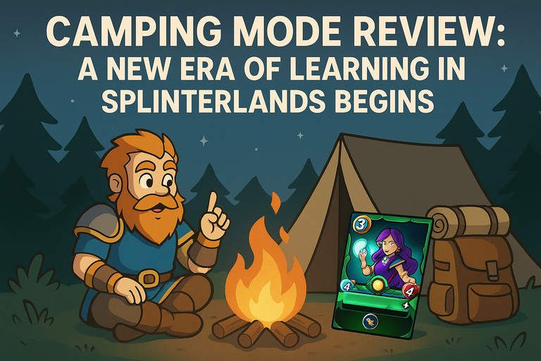 Camping Mode Review: A New Era of Learning in Splinterlands Begins