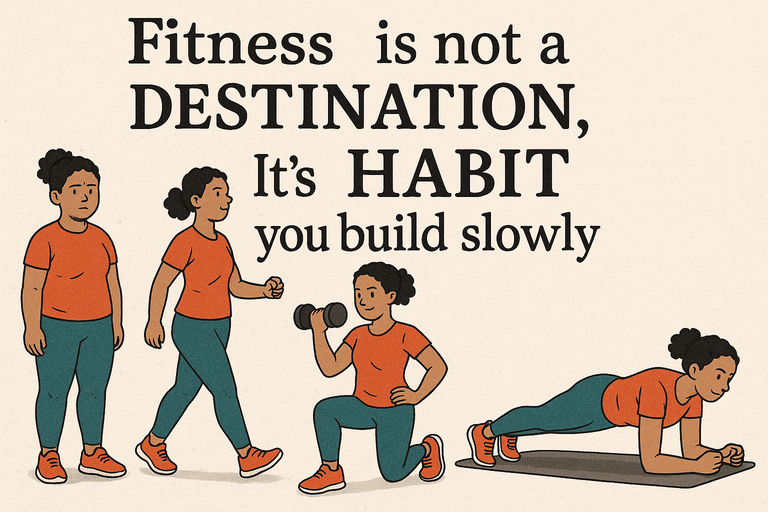 Fitness is Not a Destination, It’s a Habit You Build Slowly