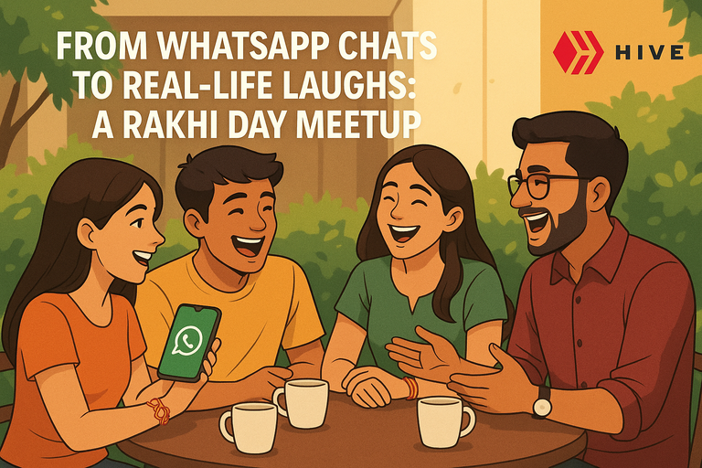 From WhatsApp Chats to Real-Life Laughs: A Rakhi Day Meetup