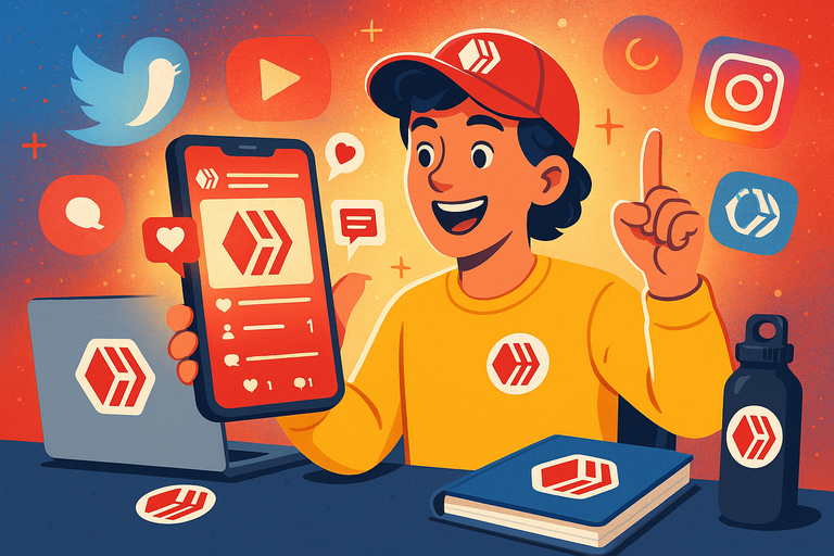From Stickers to Social Media: Creative Ways I Promote Hive
