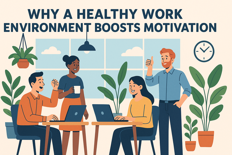 Why a Healthy Work Environment Boosts Motivation