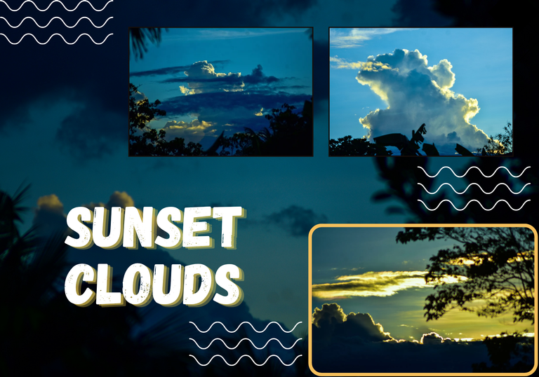 Vibrant beauty of the sky and the sun with the fluffy formation of clouds