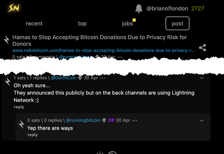 DarthCoin is pretty well known in Lightning circles