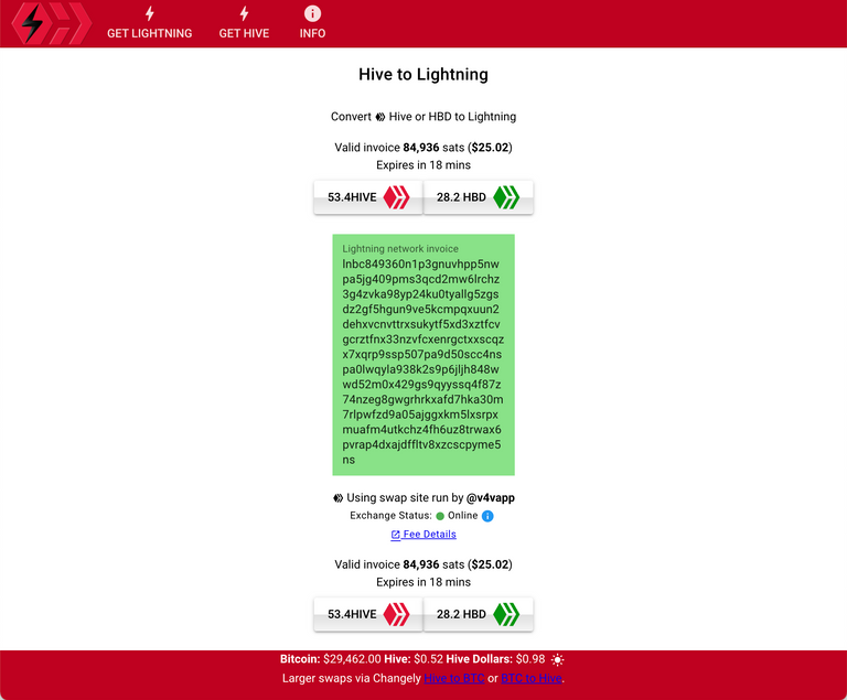 V4V.app get Lightning