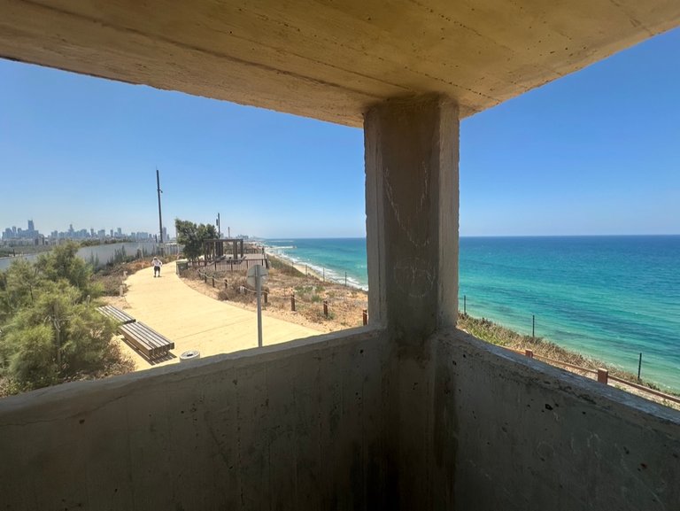 Looking toward Tel Aviv