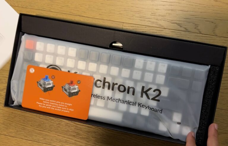 Keychron K2 unboxing