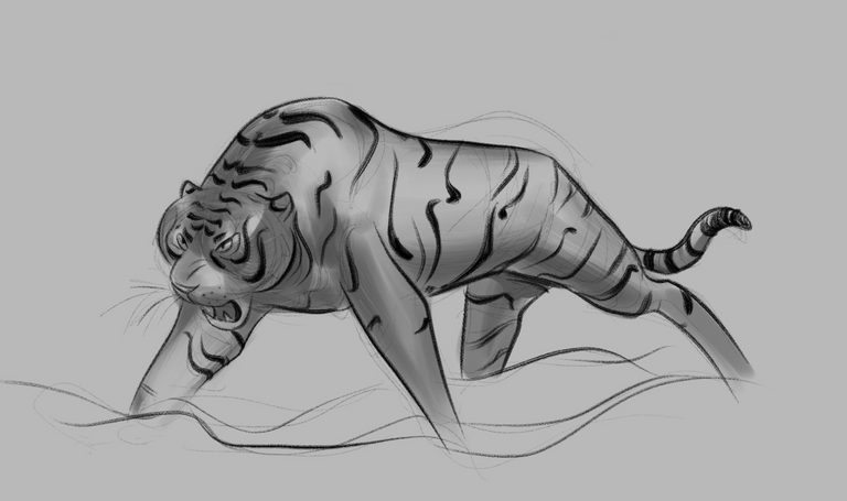 tiger gesture