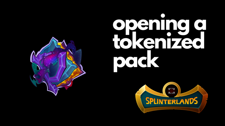 Open a tokenized pack.png