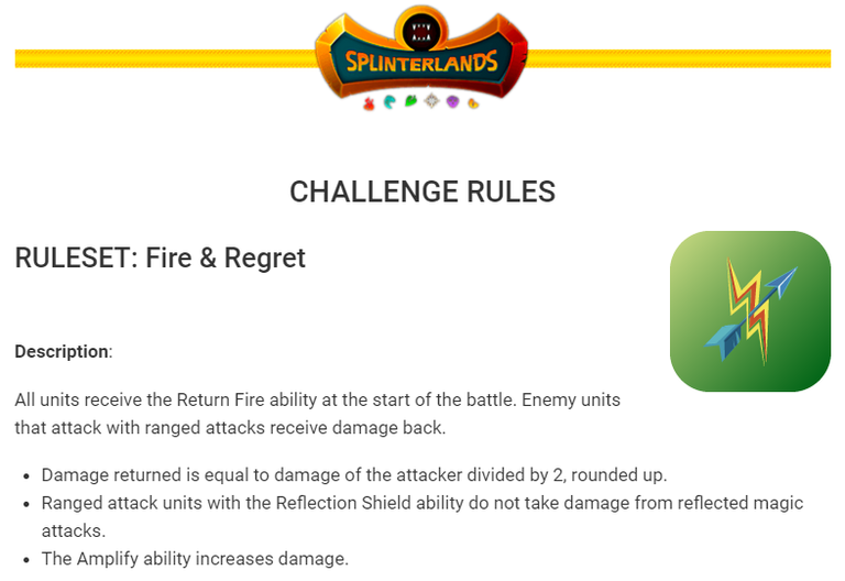 Fire & Regret weekly challenge