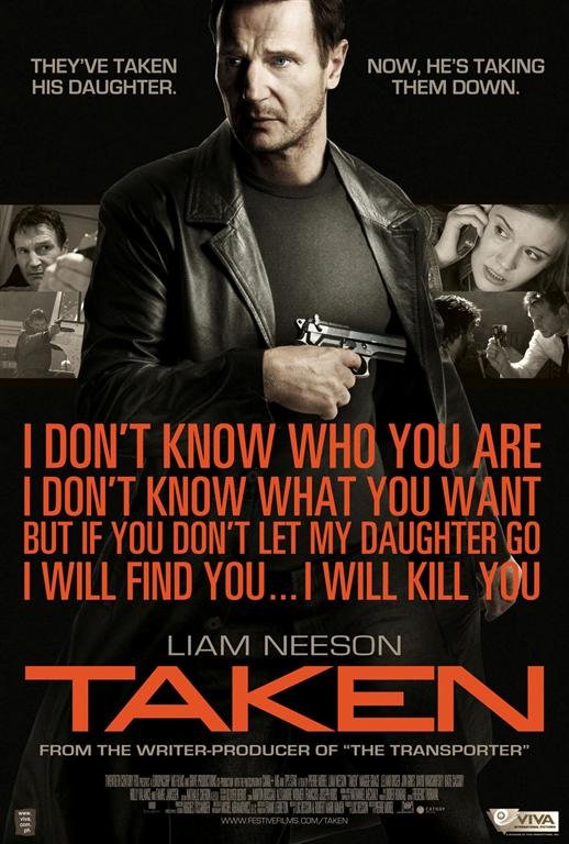 Cine TV Contest: Taken,  When a father gives everything to protect his daughter [Eng-Esp]