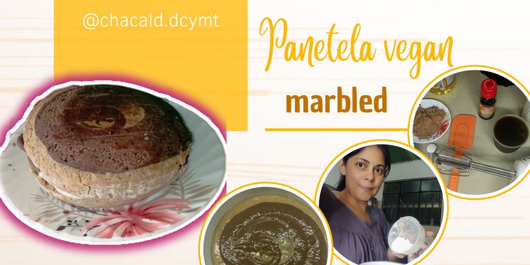 Panetela vegan marbled | Recipe [Eng-Esp]