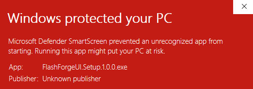 FYI Windows does NOT trust the exe file so DYOR and all!