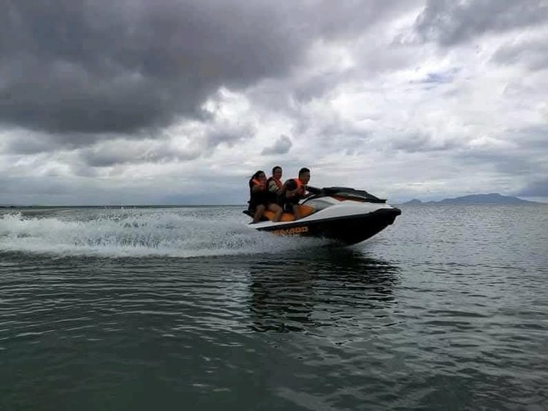 Jet ski storm. Unforgettable ride!