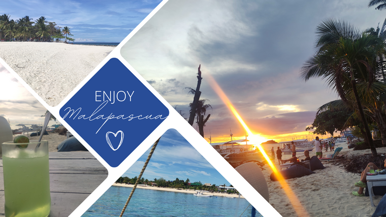 Turquoise Blue Photo Collage Summer Sea Vacation Facebook Cover.png