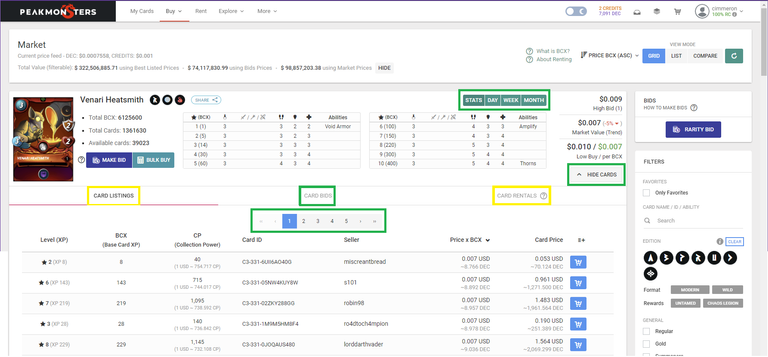 Buy Grid or List Card Details