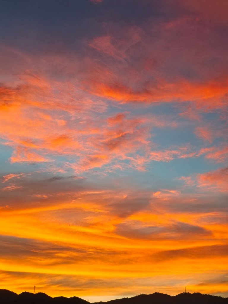 BREATHTAKING SUNSET SKY- A beautiful scene at a city rooftop