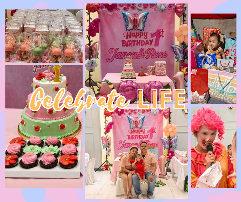 CELEBRATING LIFE - My daughter's first birthday