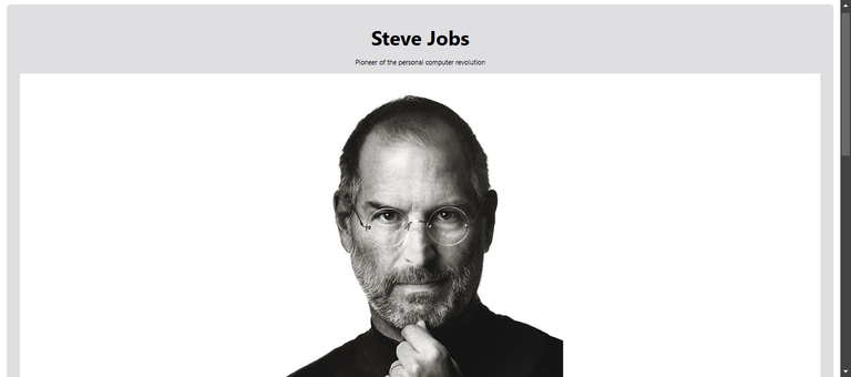 Steve's Jobs tribute page